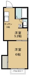 アートフル東村山の物件間取画像